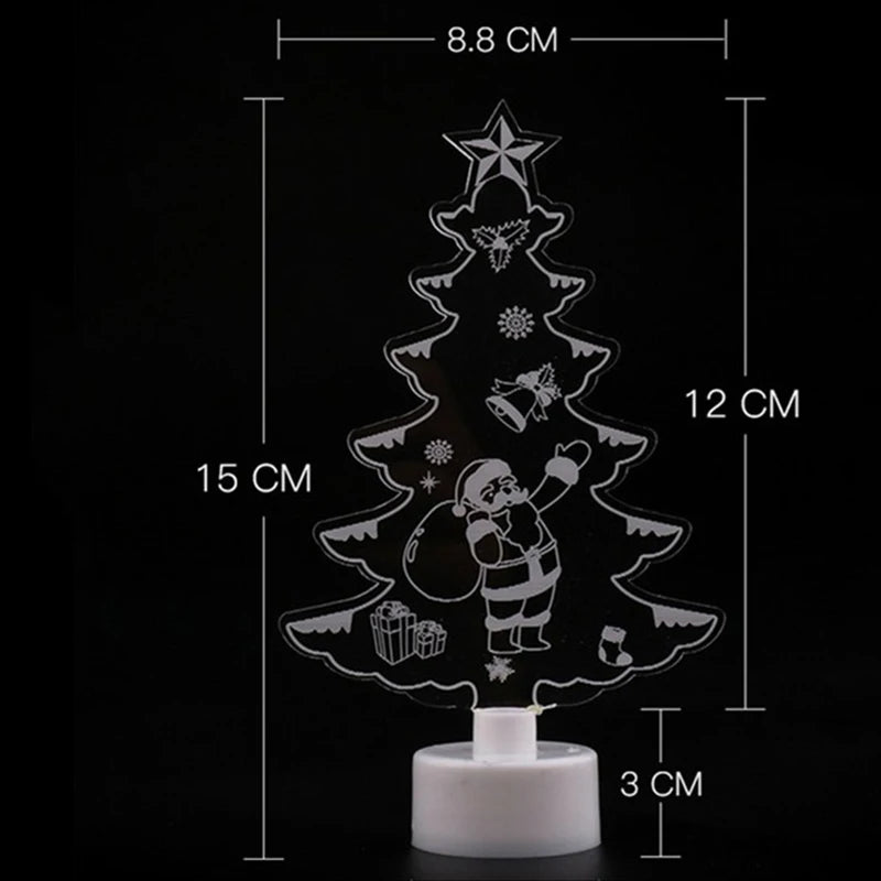 Luminárias LED - Decoração de Natal