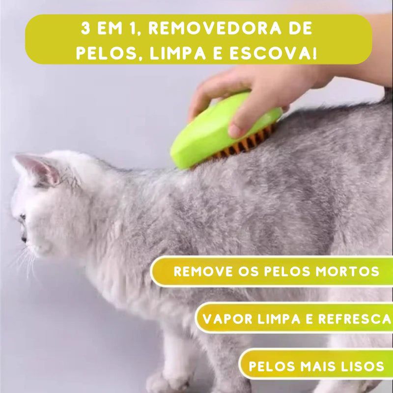 Escova Clean Pet - 3 em 1 (Últimas unidades com Frete Grátis)