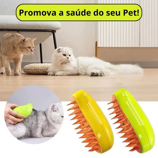 Escova Clean Pet - 3 em 1 (Últimas unidades com Frete Grátis)